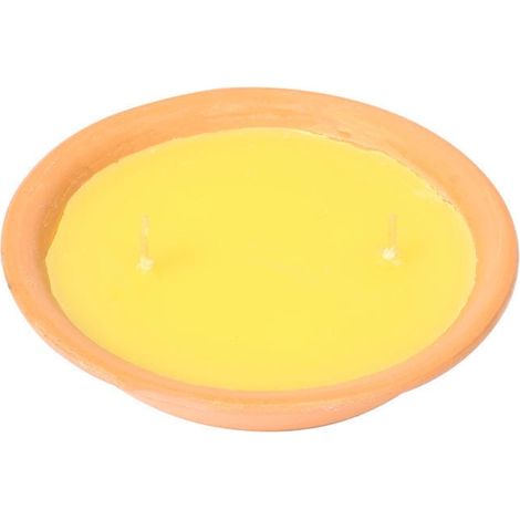 Candela antizanzare in ceramica da 12 cm - Decorazione per terrazzo o balcone