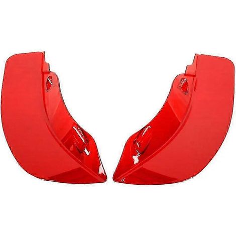 Accessoires moto : déflecteurs d'air latéraux larges pour carénage Road Glide FLTRX 2015-2023, rouge QAQ (1/5)