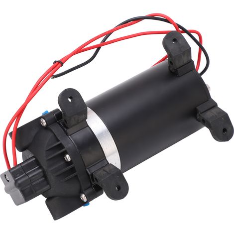 Membran-Wasserpumpe, Hochdruck, 5,6 l/min, selbstansaugend, 3/4-Zoll-Anschluss mit Filter, 12 V DC, 9 A (1/5)