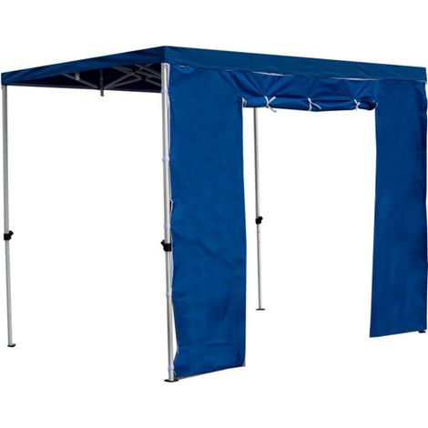 Laterales Individuales Carpas Plegables - Lateral con Puerta 2 Metros Master - Azul (1/2)