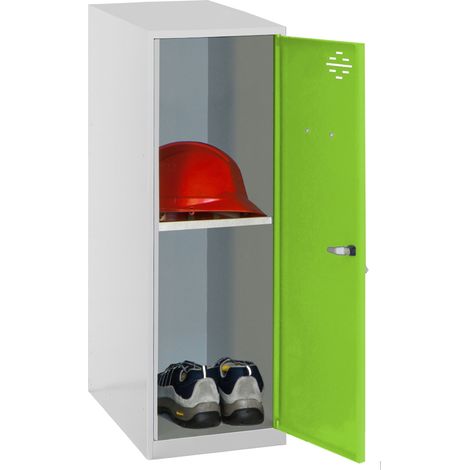 Casillero metálico SIMONLOCKER (91,5x40x50cm) GRIS Y VERDE (1/4)
