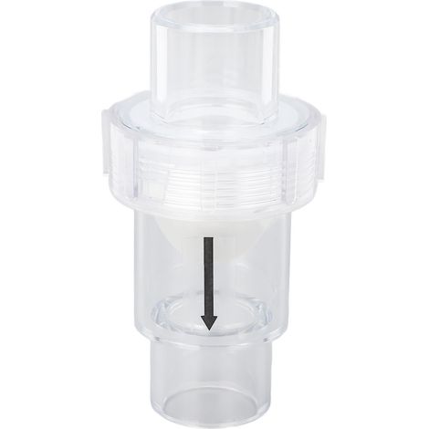 Clapet anti-retour anti-mouches et désodorisant pour tuyau d'évacuation des condensats, simple action, pour climatisation centrale (1/5)
