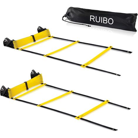 Speed Training Agility Ladder for Football and Other Sports - Length 6m 12 Adjustable Rungs (1/5)