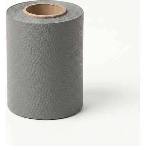 Ensemble de trois pièces - (Gris foncé, 30X200cm) Patch en cuir PU auto-adhésif, épais, imperméable et résistant à l'usure, peut être coupé à la taille. (1/4)