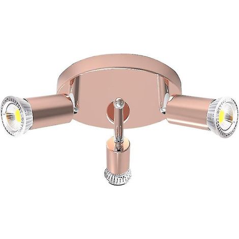 Lampe en fer forgé or rose (1/4)
