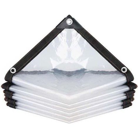 Bâche Transparente imperméable avec œillets 2 x 2 m Film antigel pour Plantes Fleurs succulentes Film d'isolation Contre Le Froid