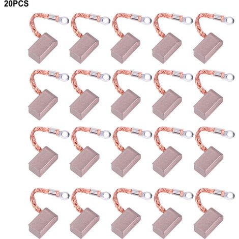 Balai de charbon de remplacement pour moteur de pompe solaire de puits profond J471 DC - 20 pièces (1/5)
