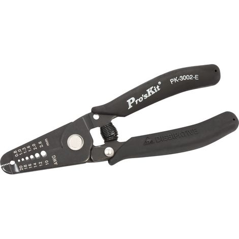 Schneid- und Abisolierzange 0,8/1,0/1,3/1,6/2,0/2,6mm 1pk-3002e (1/2)