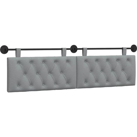 Maison Exclusive - Testiera sospesa Grigio Chiaro Tessuto