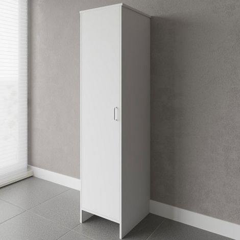 Colonna bagno lavanderia in PVC bianco con anta D8FC9006K Negrari (1/5)