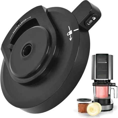 Adatto ai coperchi esterni dei modelli Ninja Creami NC301, NC299 e NC300, coperchi di ricambio per la ciotola, senza BPA, resistenti e a prova di perdite. (1/3)