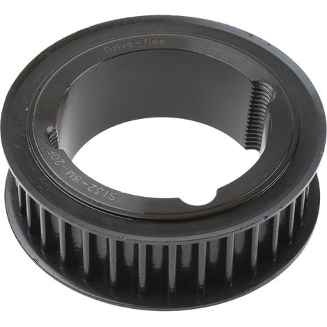 Poulie pour courroie crantée en Acier 32 dents , pas de 8mm ( Prix pour 1 )