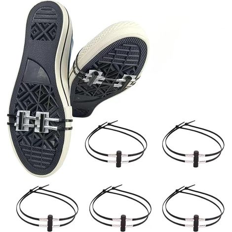 Lot de 5 patins de frein à pied pour moto, vélo, pierre à feu, skateboard, accessoires de frein à pied, pour les activités de plein air, frein à pied (1/5)