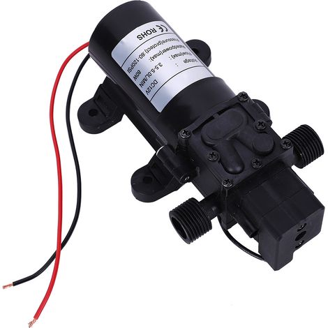 Intelligente Mini-Membranpumpe für Wasserreiniger, 12 V DC, FL3210-80W, 1/2-Zoll-Gewindeanschluss (1/5)