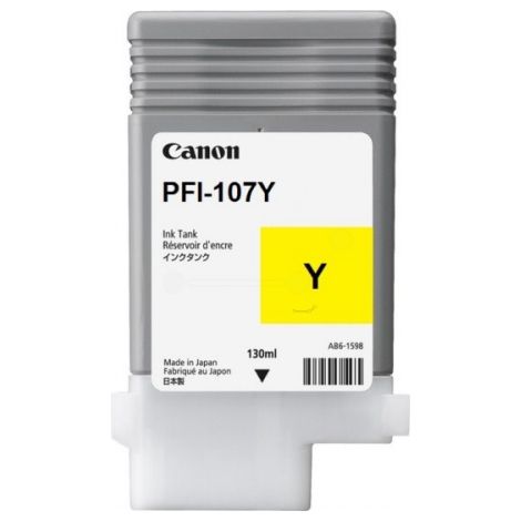 Cartucho de tinta Canon PFI-107Y (6708B001), amarillo