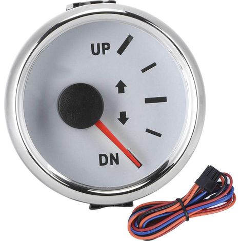 Indicateur d'assiette pour bateau, 2,047 po/2 po, acier (1/5)