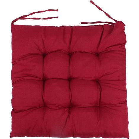 Stuhlauflage - Rot - Polyester - Waschbar und bequem