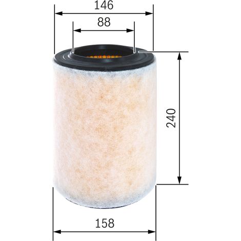 Filtro de aire F026400298 Bosch