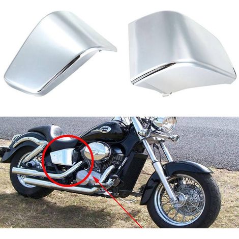 Convient pour Honda Shadow ACE VT750 97-03 : couvercle de batterie, couvercle latéral, couvercle étanche, couvercle de protection.
