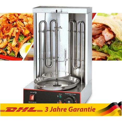 Mittlerer Osten Grillofen 3000W 2-Brenner elektrischer Grillmaschine elektrischer rotierender Grillmaschine Temperatureinstellbar (1/5)