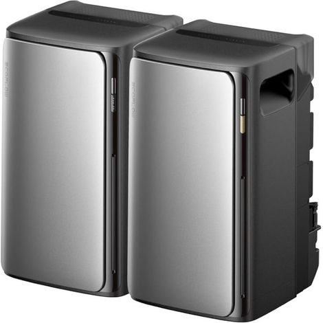 Batterie solaire EcoFlow STREAM Ultra + AC Pro 3,84 kWh – Sortie double CA 2300 W – Entrée solaire hybride 3600 W – Extensible jusqu'à 11,52 kWh (1/5)