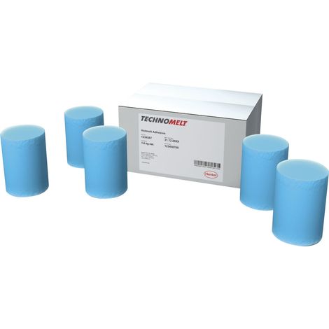 Henkel Technomelt PUR CLEANER 2 Schmelzklebstoffreiniger PUR Reiniger für Polyurethan-Schmelzklebstoffe HolzHer Patronenanlagen blau 2,4 kg (1/2)