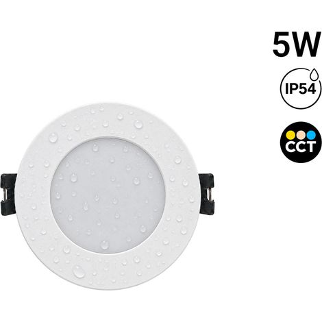 Downlight LED Circular Empotrable - CCT - 5W - Corte Ø 75 Mm