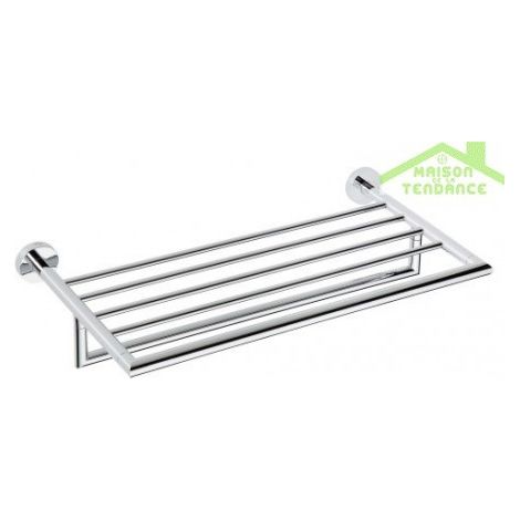 Etagère, tablette avec porte-serviettes OMEGA laiton chromé 55x12x26,5 cm (1/2)