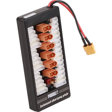 Carte de charge parallèle équilibrée multi-batteries LiPo 2S-6S avec connecteur XT60 pour chargeur de batterie RC B6AC A6 720i (1/5)
