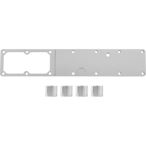 Ansaugkrümmer-Plenumhorn, Ansaugkrümmer-Plenumgitterheizung, Ersatzplatte aus Billet-Aluminium, kompatibel mit.