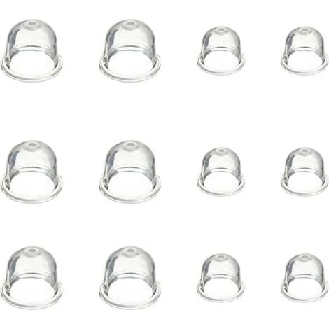 12 bombillas de cebado para carburador de 19 mm y 22 mm, accesorios para desbrozadoras, motosierras, sopladores y cortacéspedes. (1/4)