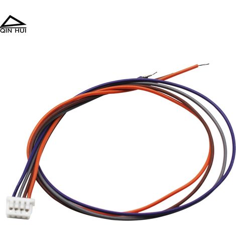 1571-28 Fil électronique, 20 cm/200 mm de long, adaptateur de connecteur de borne à pas de 1,25 mm à une seule extrémité.