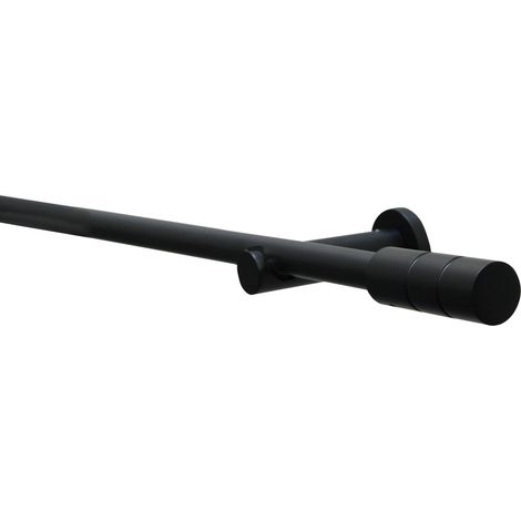 Komplett-Set 19mm Zylinder schwarz-matt 220 cm