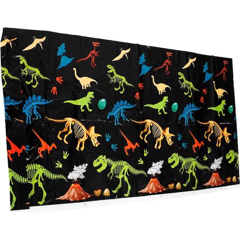 Nappe Jetable pour Fête Halloween, Nappe de Fête D'anniversaire Dinosaures (1/5)