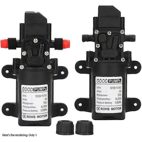 1 pompe à eau à membrane AUTO 6 L/min, filetage SSZFV (1/5)