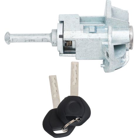 Barillet de serrure de porte avant gauche avec clés en alliage de zinc pour E46 325i 330i 330xi 2001-2006 (1/5)
