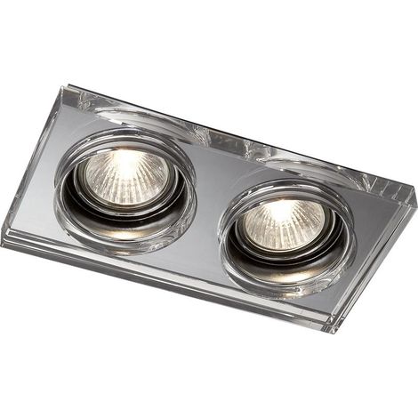 Faretto Narbonne Recessed Chrome 2X50W 230V ( Philips Cod. 595621181 )