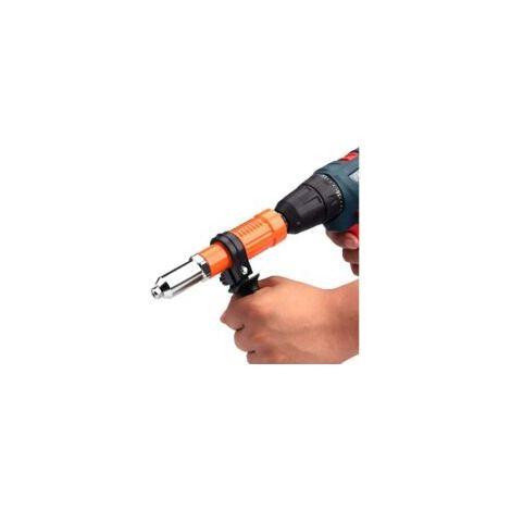 Adaptateur de pistolet rivets en m tal, kit d'adaptateur de forage pour pistolet rivets, riveteuse professionnelle, pistolet rivets lectrique sans fil