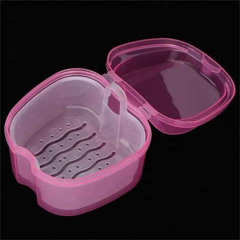 Boîte De Rangement Pour Prothèses Dentaires - Conteneur Hygiénique Portable - Pour Maison Bureau Voyage - 1 Pièce (1/4)