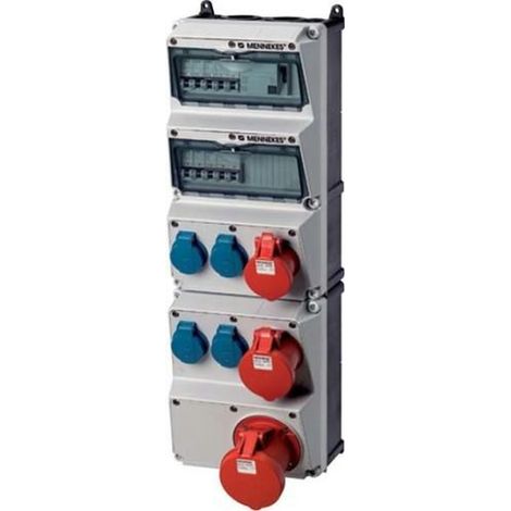 Mennekes 950013 distribuidor de corriente azul IP44 16A