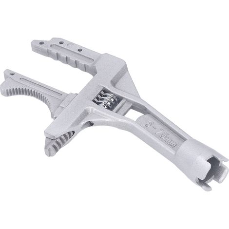 Multifunktionaler, verstellbarer Schraubenschlüssel aus Aluminiumlegierung mit großer Öffnung, rutschfest, für enge Stellen und Abflussrohre. (1/5)