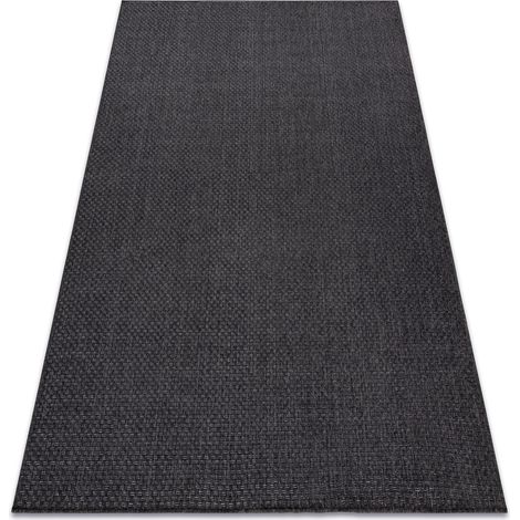 Tappeto TIMO 6272 SIZAL all'aperto nero black 180x270 cm