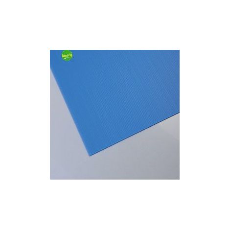 Lastra Polimark alveolare azzurro 100 x 200 x 0,25 cm