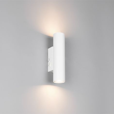 Applique murale haut-bas minimaliste TARYN RL 2x GU10 mini métal blanc avec interrupteur (1/3)