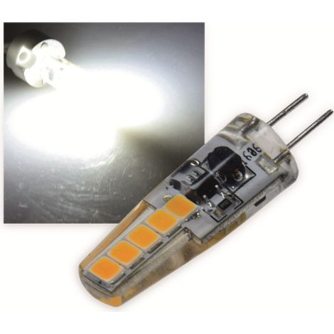CHILITEC LED-Lampe Silikon W2, G4, EEK: E, 2 W, 200 lm, 4000 K, neutralweiß (1/3)