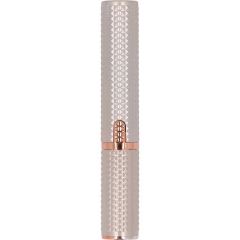Tondeuse à sourcils électrique 3 en 1 pour femmes, coupe précise, rechargeable par USB, épilateur facial avec 2 têtes de rechange, couleur or (1/5)
