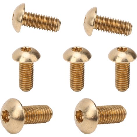 50 Stück runde Innensechskantschrauben aus Kupfer, Befestigungselemente, Hardware-Werkzeuge, Industriebedarf, M5M5x12mm (1/5)