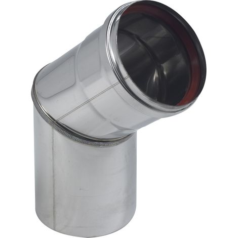 Coude 45° inox 316 condens 130 4/10 +joint