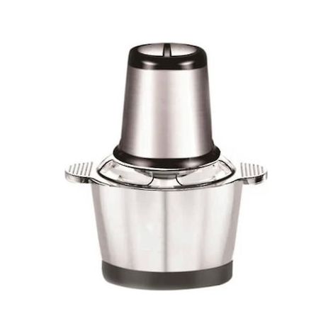 Pack promotionnel : Hachoir électrique avec bol en acier inoxydable de 2 L, lames tranchantes et résistantes + râpe 4 faces en acier inoxydable avec revêtement antiadhésif (20 cm). (1/5)