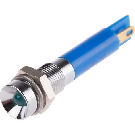 Voyant LED lumineux Bleu RS PRO, dia. 6mm, 24V c.c., taille de la lampe 3 mm ( Prix pour 1 )